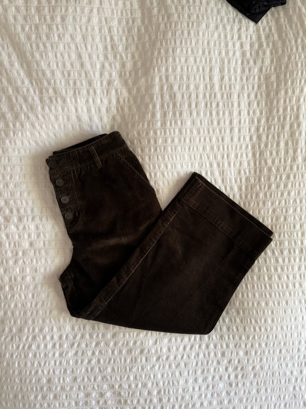 Oak + Fort corduroy wide-leg pants